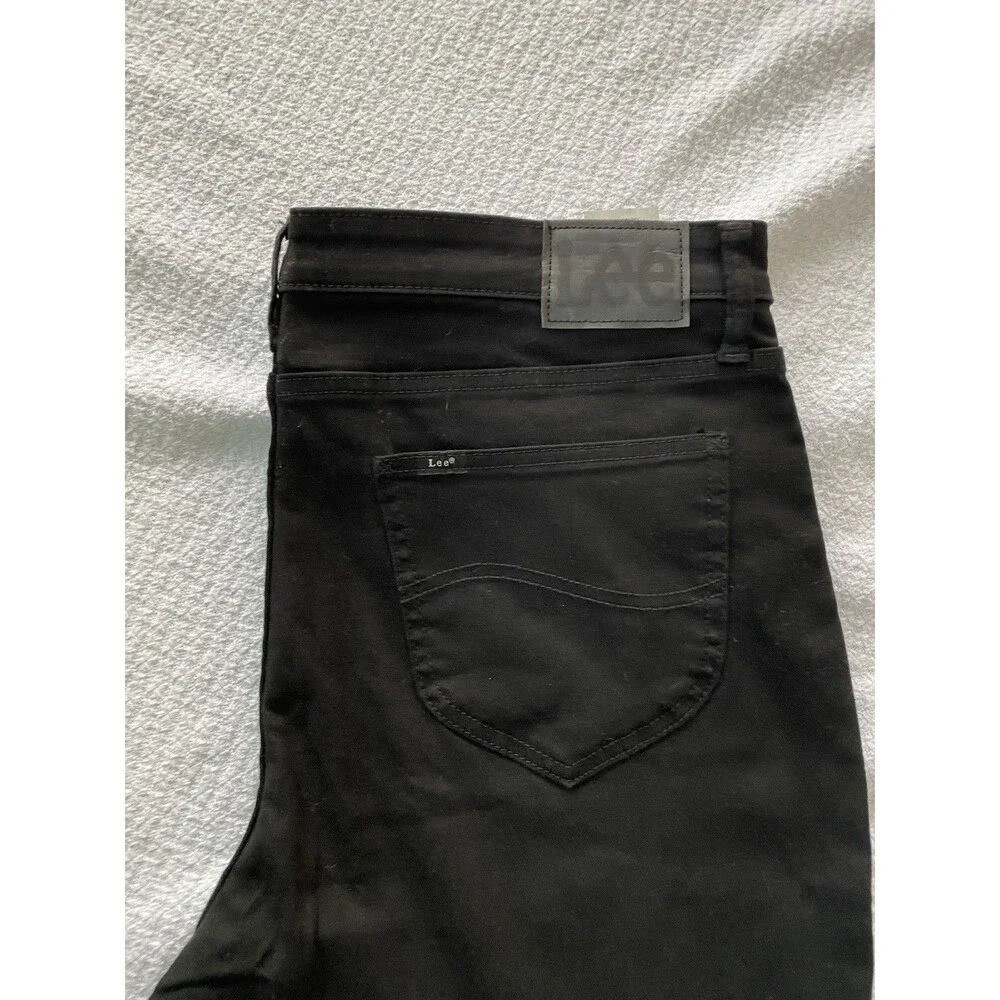 NWT Lee Legendary Skinny Jeans Women’s 18 Medium True Black Stretch Denim